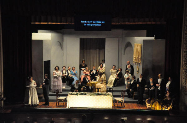 Traviata Act I 6-1-13 Photo by George Schowerer
